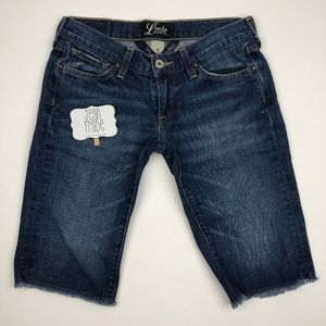 Lucky Brand Zoe Bermuda Crop Jean Shorts